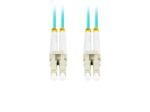 Patchcord światłowodowy Mm Lc/Upc-Lc/Upc Duplex 3.0mm 1m Aqua Patchcord światłowodowy Mm Lc/Upc-Lc/Upc Duplex 3.0mm 1m Aqua