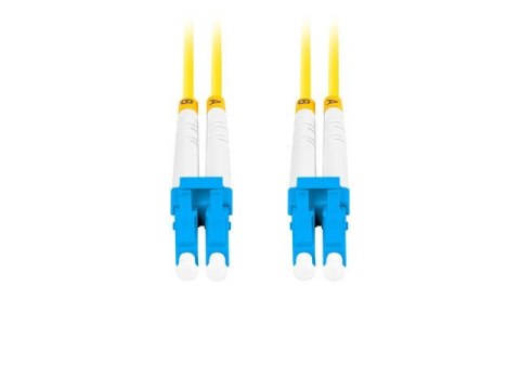 Patchcord światłowodowy Sm Lc/Upc-Lc/Upc Duplex 3.0Mm 3M żółty Patchcord światłowodowy Sm Lc/Upc-Lc/Upc Duplex 3.0Mm 3M żółty