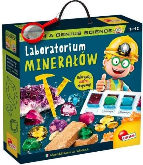 Zestaw edukacyjny I'm Genius Laboratorium minerałów Zestaw edukacyjny I'm Genius Laboratorium minerałów