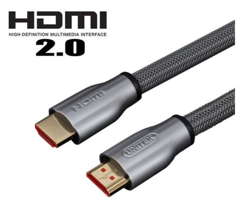Kabel HDMI M/M 10m, v2.0, oplot, złoty, Y-C142RGY Kabel HDMI M/M 10m, v2.0, oplot, złoty, Y-C142RGY