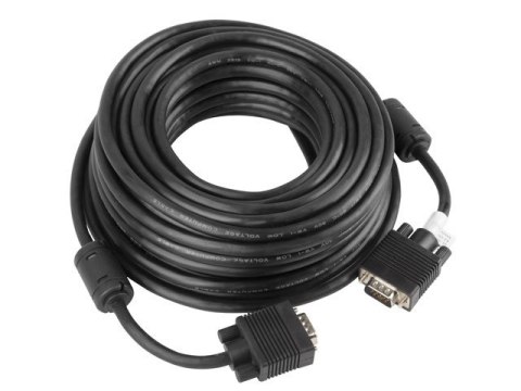 Kabel VGA Ferryt 15M M/M Ekran czarny Kabel VGA Ferryt 15M M/M Ekran czarny