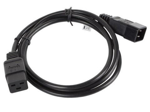 Przedłużacz kabla zasilającego IEC 320 C19 - C20 VDE 1.8M VDE czarny Przedłużacz kabla zasilającego IEC 320 C19 - C20 VDE 1.8M VDE czarny
