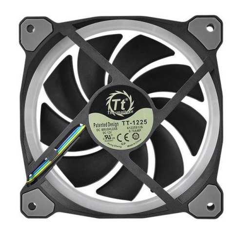 Riing 12 RGB Plus TT Premium Edition 3 Pack (3x120mm, 500-1500 RPM) Riing 12 RGB Plus TT Premium Edition 3 Pack (3x120mm, 500-1500 RPM)
