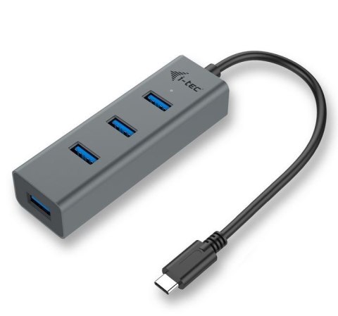 USB-C Metal 4-portowy HUB USB 3.0 4x USB 3.0 USB-C Metal 4-portowy HUB USB 3.0 4x USB 3.0