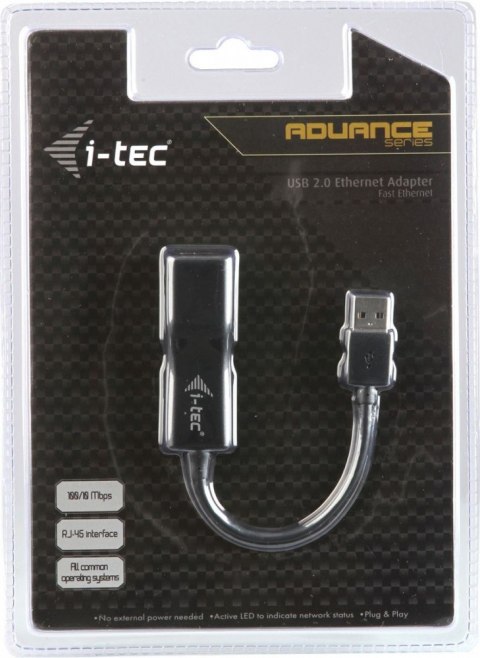 Zewnętrzna karta sieciowa USB 2.0 Fast Ethernet 100/10Mbps