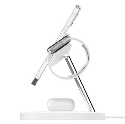Bezprzewodowa podstawka ładująca BOOST CHARGE PRO 3w1 MagSafe biała Bezprzewodowa podstawka ładująca BOOST CHARGE PRO 3w1 MagSafe biała