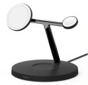 Bezprzewodowa podstawka ładująca BOOST CHARGE PRO 3w1 MagSafe czarna Bezprzewodowa podstawka ładująca BOOST CHARGE PRO 3w1 MagSafe czarna