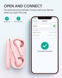 EP-T21S Pink True Wireless Słuchawki Bluetooth 5.0 | 3D SurroundSound | Move Compact II | wodoodporne IPX6 | 30h