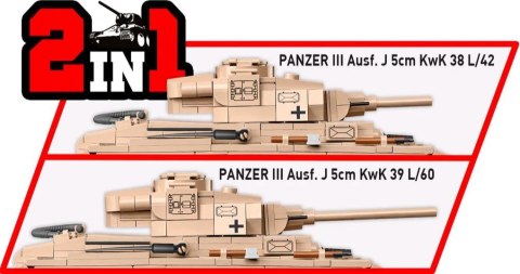 Klocki HC WWII Panzer III Ausf.J Klocki HC WWII Panzer III Ausf.J