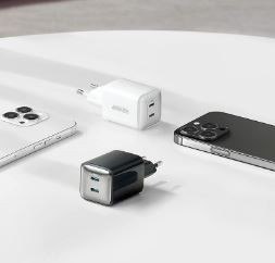 Ładowarka PowerPort III 40W 2xUSB-C Biała Ładowarka PowerPort III 40W 2xUSB-C Biała