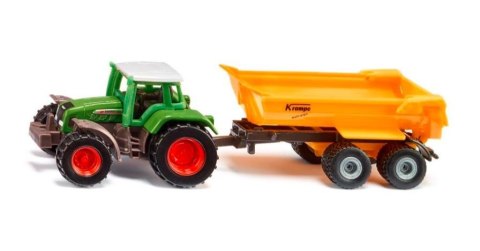 Traktor Fendt z wywrotką kolebkową Krampe Traktor Fendt z wywrotką kolebkową Krampe