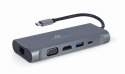 Adapter USB-C Hub USB-C PD GbE VGA HDMI 3xUSB 3.1 card audio Adapter USB-C Hub USB-C PD GbE VGA HDMI 3xUSB 3.1 card audio