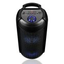 Głośnik PARTYBOX UNI BT MT3174 Bluetooth 5.0/Karaoke/FM/MP3/MicroSD/USB/AUX/LED/RMS 30W/PMPO 750W