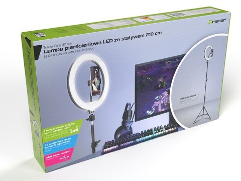 Lampa pierścieniowa Ring 30 cm ze statywem Lampa pierścieniowa Ring 30 cm ze statywem