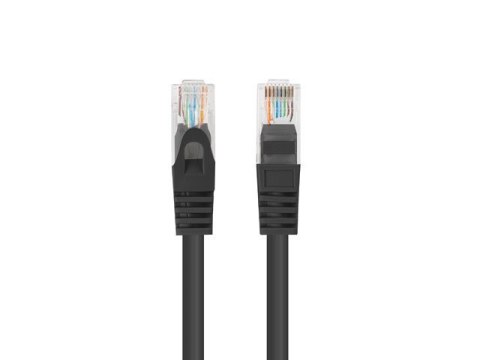 Patchcord kat. 6 UTP 0.5m 10-pack fluke passed czarny Patchcord kat. 6 UTP 0.5m 10-pack fluke passed czarny