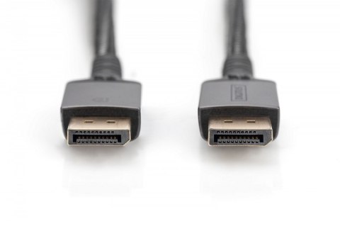 Kabel połączeniowy PREMIUM DisplayPort 8K60Hz UHD DP/DP M/M 1m Czarny