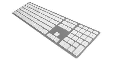 Klawiatura aluminiowa Mac bluetooth srebrna Klawiatura aluminiowa Mac bluetooth srebrna