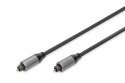 Kabel audio optyczny Toslink 2.2mm/Toslink 2.2mm M/M aluminium, 3m