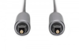 Kabel audio optyczny Toslink 2.2mm/Toslink 2.2mm M/M aluminium, 3m