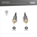 Kabel połączeniowy audio MiniJack Stereo Typ 3.5mm/3.5mm M/M nylon 3m