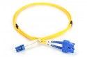 Patch cord światłowodowy FO LC/SC, duplex, SM 9/125, OS2, LSOH, 2m Żółty