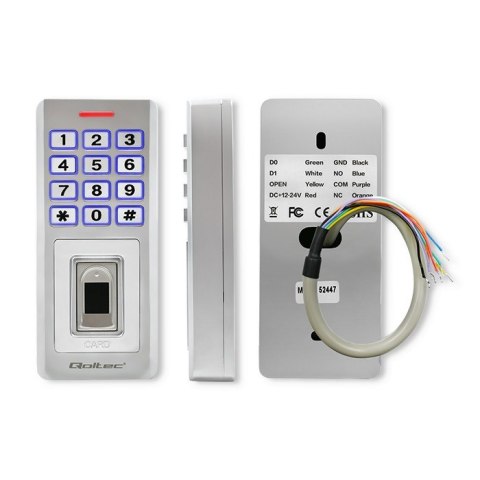 Zamek szyfrowy OBERON z czytnikiem linii papilarnych | RFID | kod| karta | brelok | dzwonek | IP68 | EM Zamek szyfrowy OBERON z czytnikiem linii papilarnych | RFID | kod| karta | brelok | dzwonek | IP68 | EM