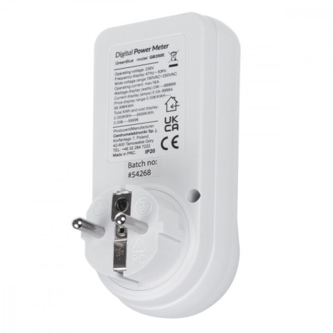 Miernik energii watomierz GB350E Miernik energii watomierz GB350E