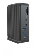 Stacja dokująca IB-DK2261AC 13w1 USB Type-C,7xUSB,czytnik kart,Audio in/out,LAN,HDMI