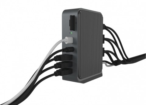 Stacja dokująca IB-DK2261AC 13w1 USB Type-C,7xUSB,czytnik kart,Audio in/out,LAN,HDMI Stacja dokująca IB-DK2261AC 13w1 USB Type-C,7xUSB,czytnik kart,Audio in/out,LAN,HDMI