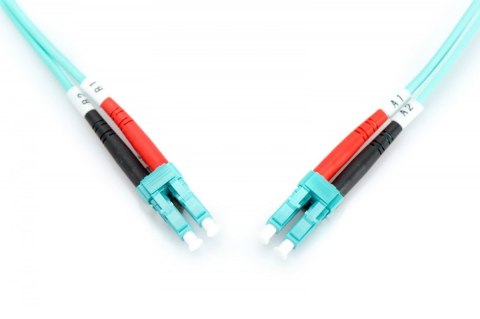 Patch cord światłowodowy FO LC-LC MM 50/125 OM3 duplex LSOH 10m Patch cord światłowodowy FO LC-LC MM 50/125 OM3 duplex LSOH 10m