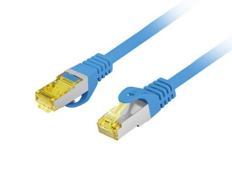 Patchcord kat.6a S/FTP LSZH CU 0.25m niebieski fluke Patchcord kat.6a S/FTP LSZH CU 0.25m niebieski fluke