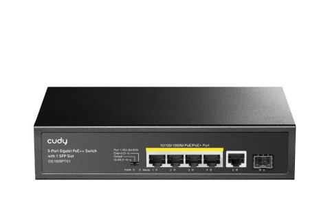Przełącznik GS1005PTS1 5xGE PoE+ 1xSFP 120W Przełącznik GS1005PTS1 5xGE PoE+ 1xSFP 120W