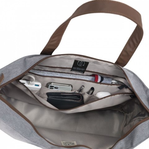 Torba na laptopa 13-14,1 cali Shopper Eco Motion jasnoszara Torba na laptopa 13-14,1 cali Shopper Eco Motion jasnoszara