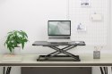 Ergonomiczna nakładka na biurko do pracy w pozycji stojącej/siedzącej, regulowana Ergonomiczna nakładka na biurko do pracy w pozycji stojącej/siedzącej, regulowana
