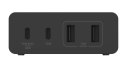 Ładowarka 108W 4-porty GaN 2xUSB- A 2xUSB-C czarna Ładowarka 108W 4-porty GaN 2xUSB- A 2xUSB-C czarna