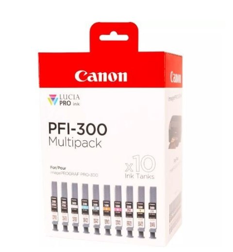Multipack PFI-300 MBK/PBK/C/M/Y/PC/PM/R/GY/CO 4192C008 Multipack PFI-300 MBK/PBK/C/M/Y/PC/PM/R/GY/CO 4192C008