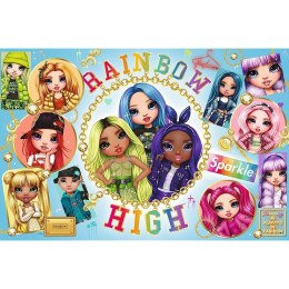 Puzzle 160 elementów XL Super Shape Kolrowe Rainbow High