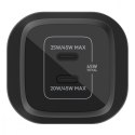 Ładowarka podwójna ścienna 45W USB-C GAN z PPS czarna Ładowarka podwójna ścienna 45W USB-C GAN z PPS czarna