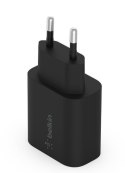 Ładowarka sieciowa 25W USB-C PD 3.0 PPS czarna Ładowarka sieciowa 25W USB-C PD 3.0 PPS czarna