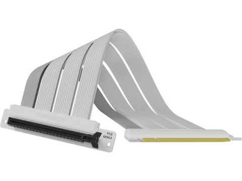 Riser PCI 4.0 x16 na taśmie 300mm biały Riser PCI 4.0 x16 na taśmie 300mm biały