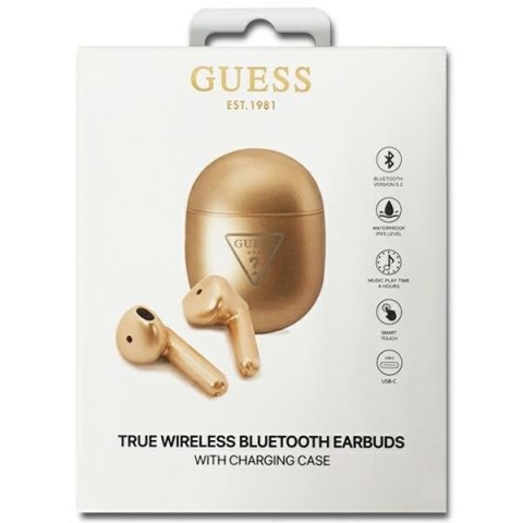 Słuchawki Bluetooth TWS GUTWST82TRD Złote Słuchawki Bluetooth TWS GUTWST82TRD Złote