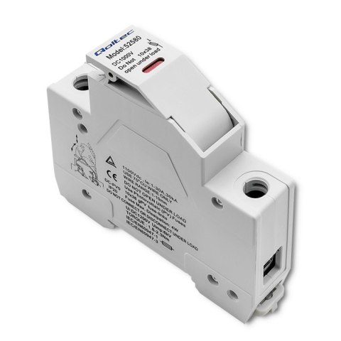Podstawa bezpiecznikowa z diodą + bezpiecznik DC | 1P | 1000V | 15A | 10x38 | solar Podstawa bezpiecznikowa z diodą + bezpiecznik DC | 1P | 1000V | 15A | 10x38 | solar