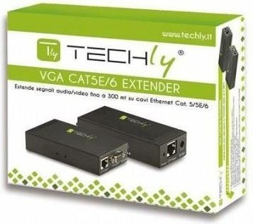 Extender VGA po kablu Cat5e/6 do 300m z audio Extender VGA po kablu Cat5e/6 do 300m z audio