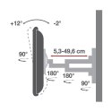 Uchwyt ścienny do TV LCD/LED 40-80cali 50kg VESA pełna regulacja czarny