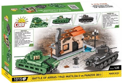 Klocki Bitwa pod Arras 1940 Matilda II kontra Panzer 38(t) Klocki Bitwa pod Arras 1940 Matilda II kontra Panzer 38(t)
