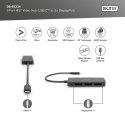 Hub/Koncentrator 3-portowy USB Typ C/3x DisplayPort 4K/60Hz HDR HDCP 2.2 MST