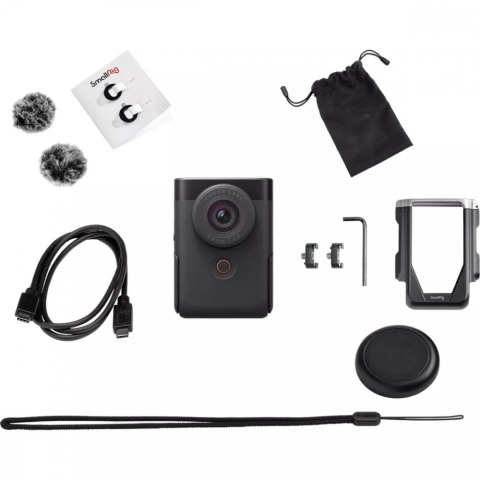 Zaawansowany zestaw do vlogowania PowerShot V10 Advanced Vlogging czarny 5947C006 Zaawansowany zestaw do vlogowania PowerShot V10 Advanced Vlogging czarny 5947C006