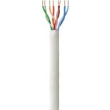Kabel instalacyjny skrętka UTP Cat6 4x2 drut 100% miedź 305m szary