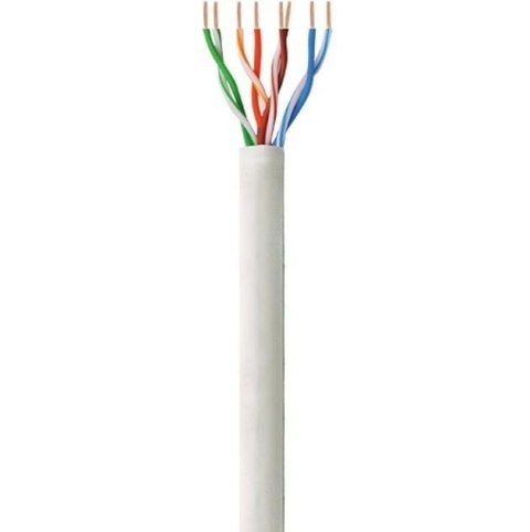 Kabel instalacyjny skrętka UTP Cat6 4x2 drut 100% miedź 305m szary Kabel instalacyjny skrętka UTP Cat6 4x2 drut 100% miedź 305m szary