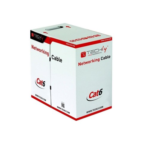 Kabel instalacyjny skrętka UTP Cat6 4x2 linka CCA 305m szary Kabel instalacyjny skrętka UTP Cat6 4x2 linka CCA 305m szary